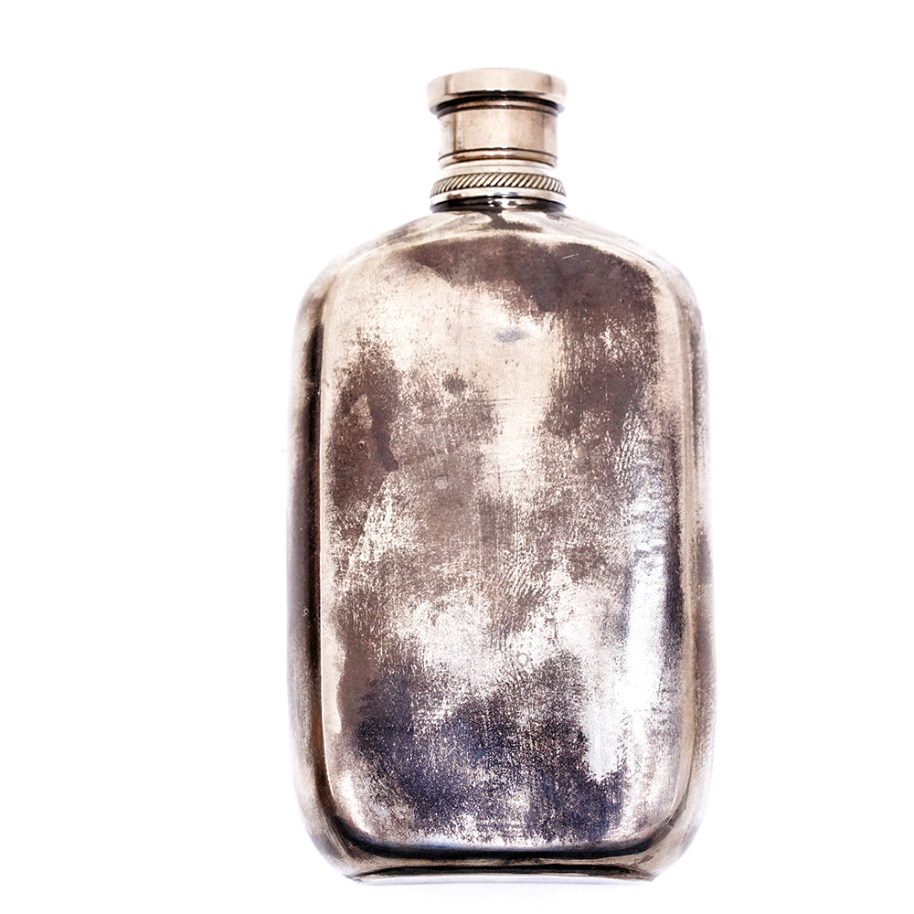 Raven Studio Handmade sterling silver wine pot travel portable wine bottle whisky