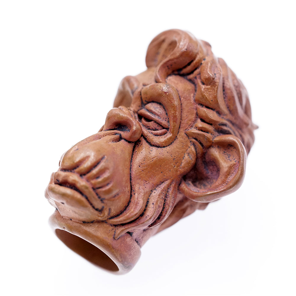 Raven Studio Funny Hell Monkey Pendant Copper EDC bead
