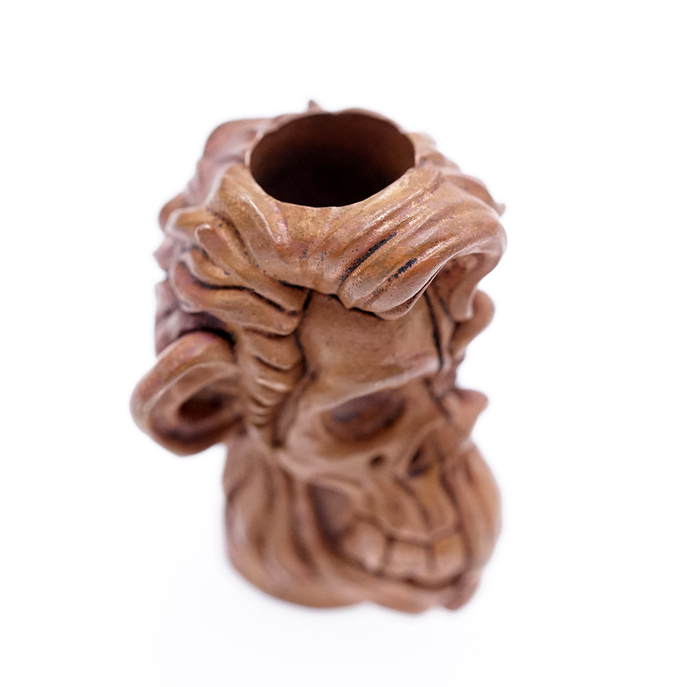 Raven Studio Funny Hell Monkey Pendant Copper EDC bead