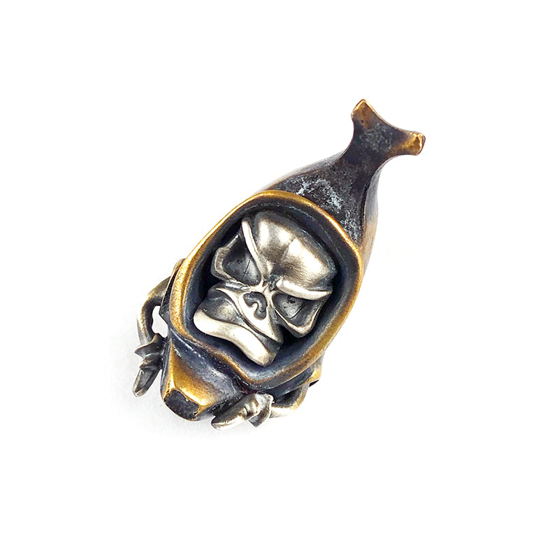 Cpprhd83 Skull banana Beads Copperhead metalworks Beads Knife lanyard beads