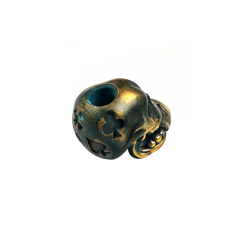 Phase objects Lucky Bead Silver Brass Beads Knife lanyard beads