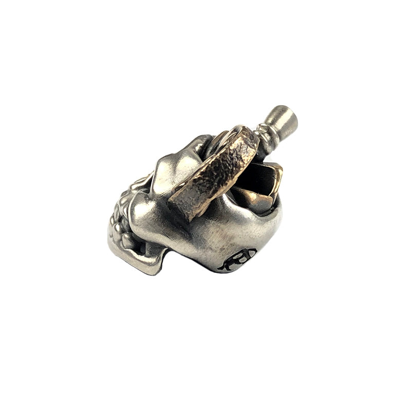 Phase objects Rocks Bead Silver Brass Beads Knife lanyard beads