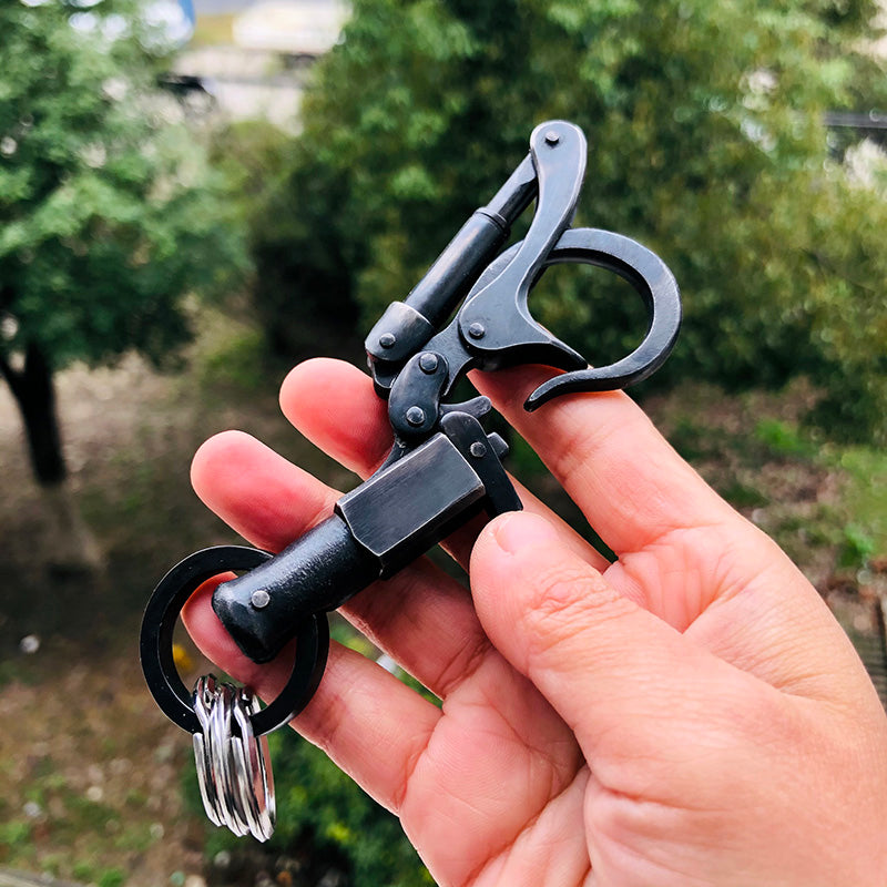 中山英俊 Hidetoshi Nakayama Key Chain stainless steel Blace dye