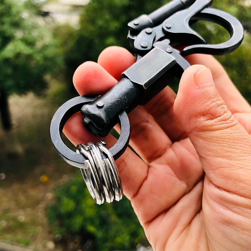 中山英俊 Hidetoshi Nakayama Key Chain stainless steel Blace dye