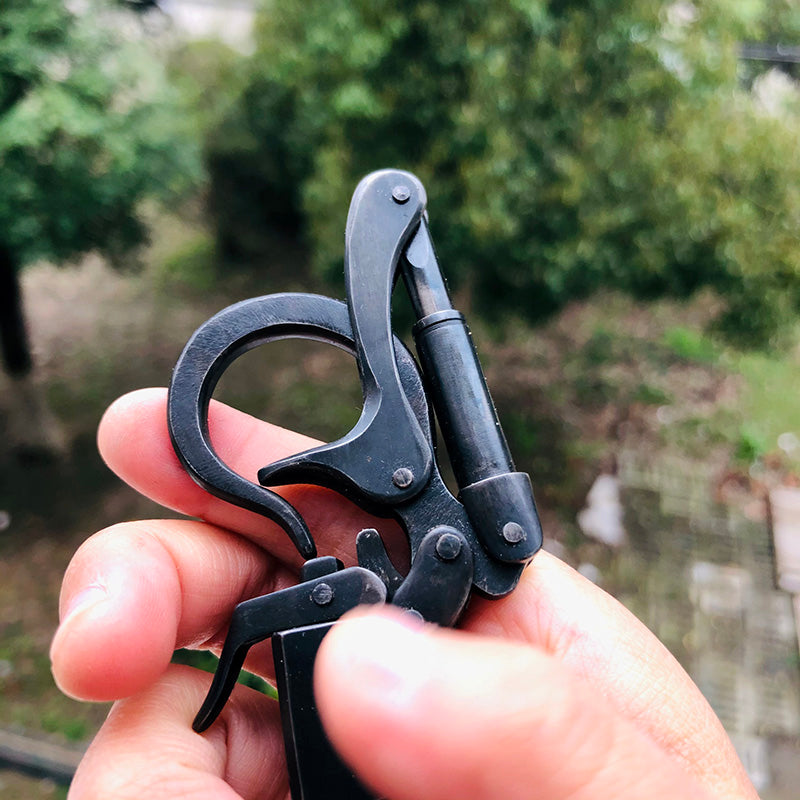 中山英俊 Hidetoshi Nakayama Key Chain stainless steel Blace dye