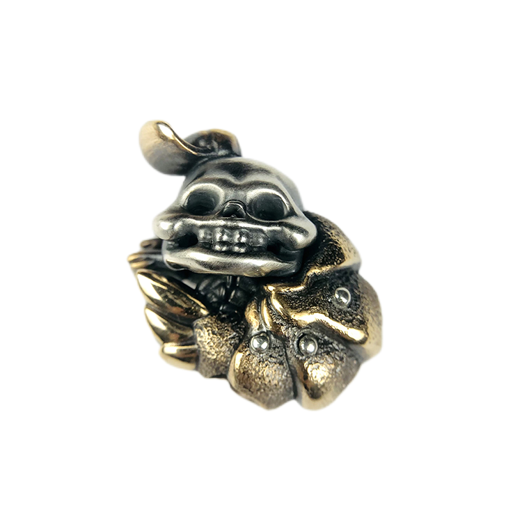 Phase OBjests Shrimp Custom limit brass Silver knives beads