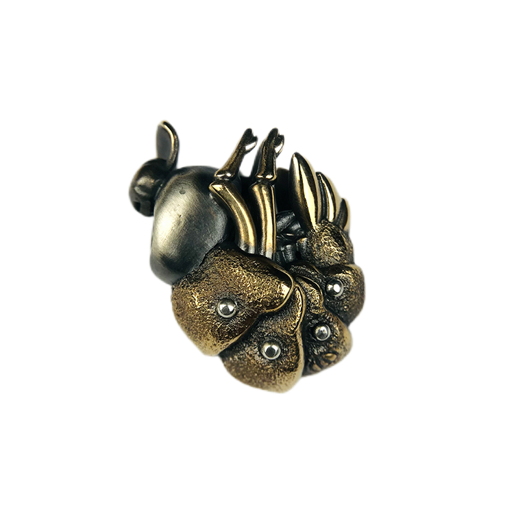 Phase OBjests Shrimp Custom limit brass Silver knives beads