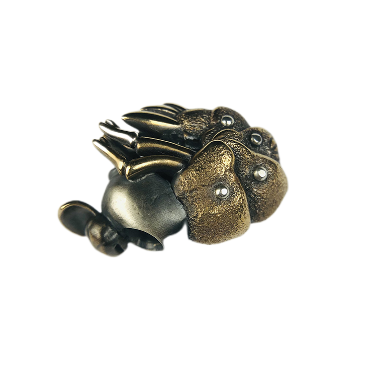 Phase OBjests Shrimp Custom limit brass Silver knives beads