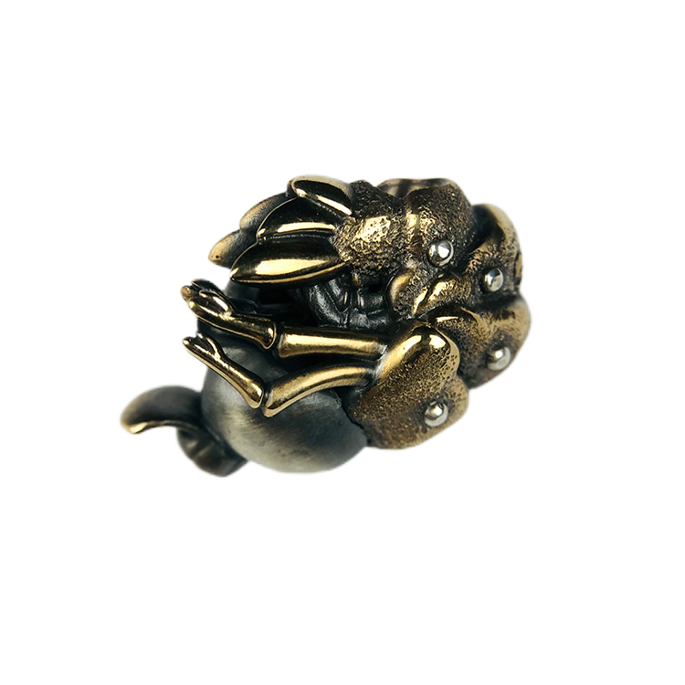 Phase OBjests Shrimp Custom limit brass Silver knives beads