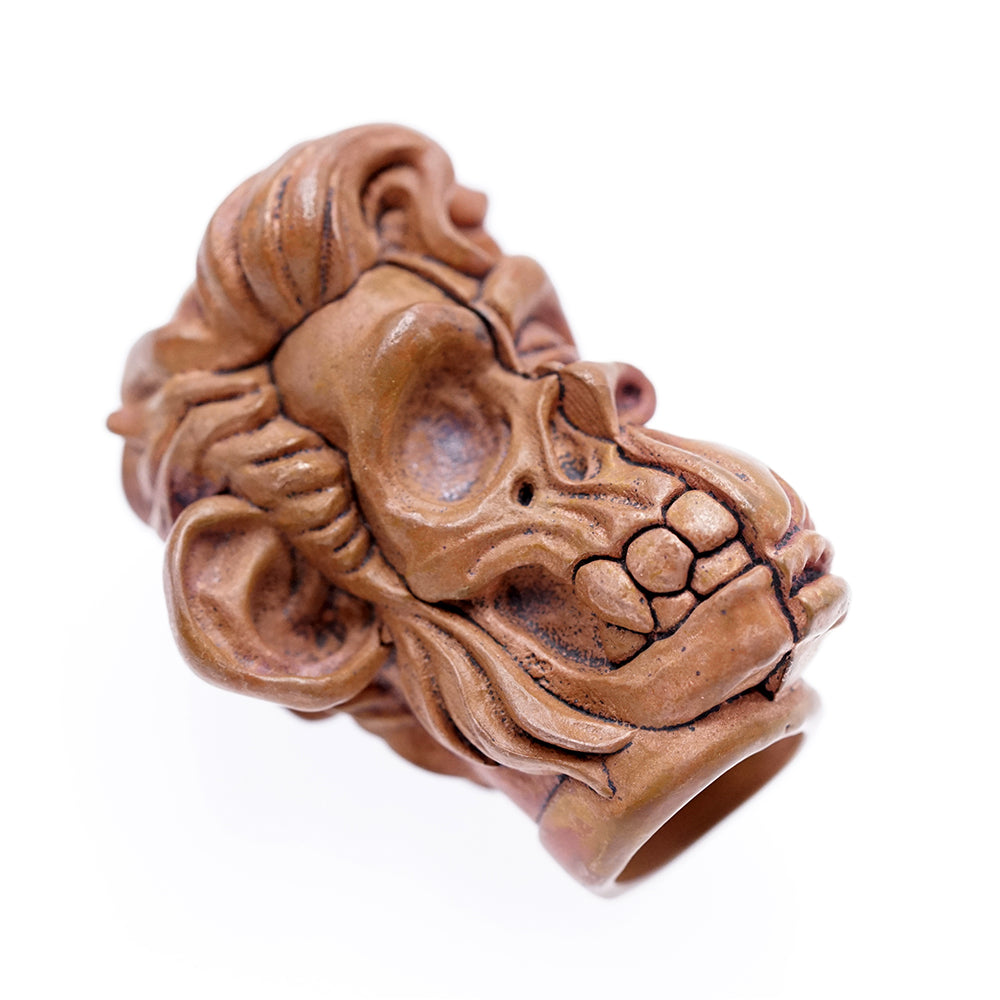Raven Studio Funny Hell Monkey Pendant Copper EDC bead