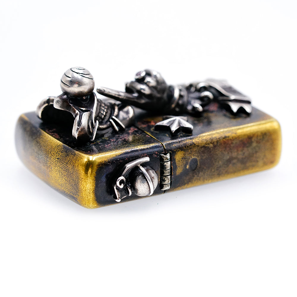 Raven Studio Custom Kerosene lighterpo Clown Handmake Lighter