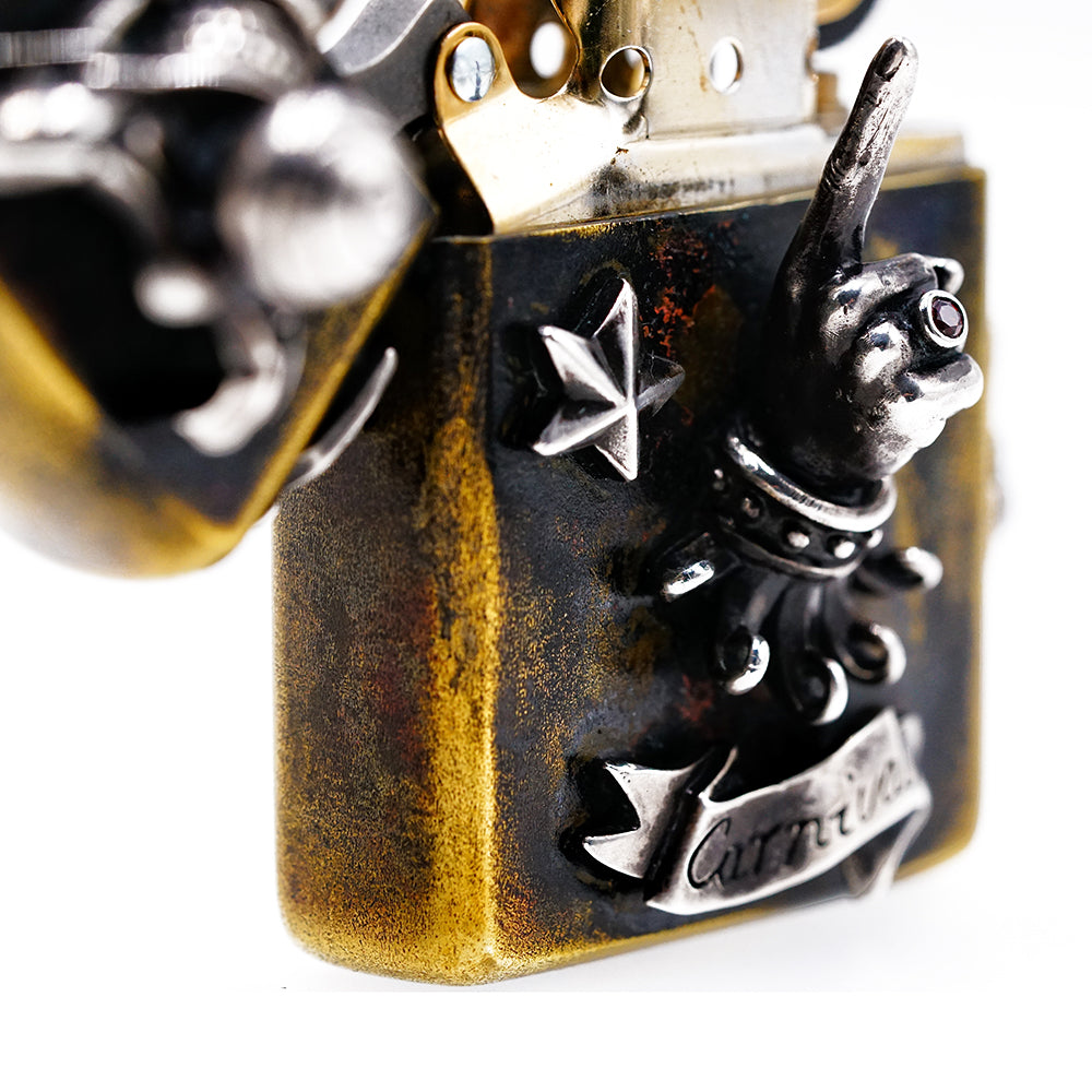Raven Studio Custom Kerosene lighterpo Clown Handmake Lighter