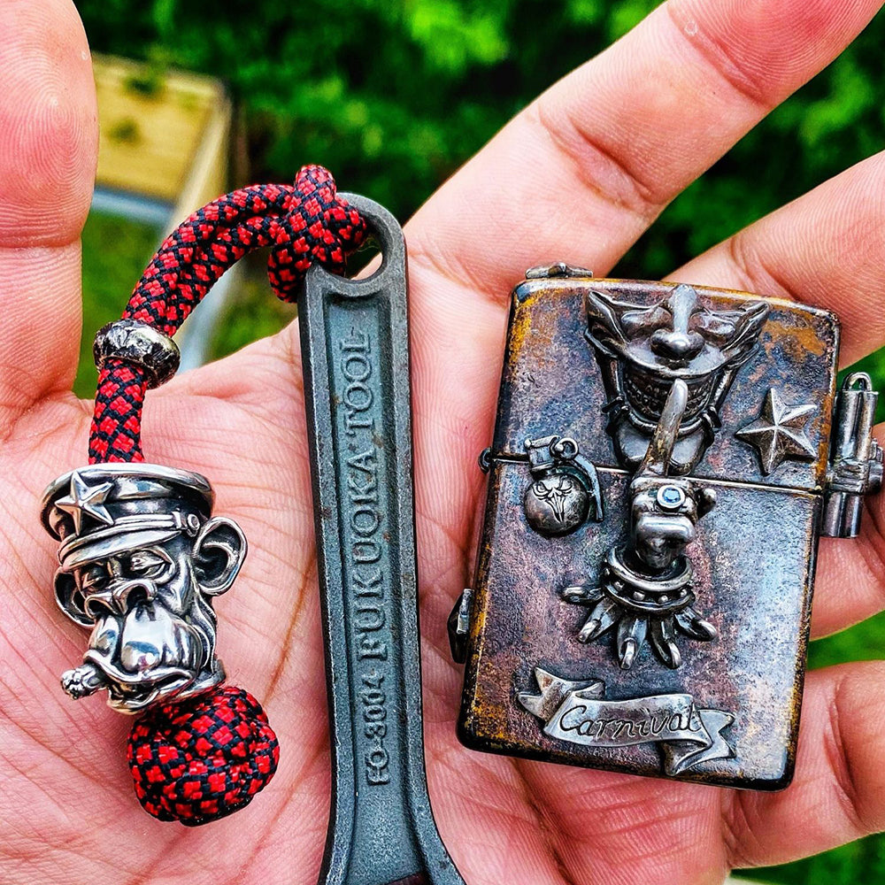 Raven Studio Custom Kerosene lighterpo Clown Handmake Lighter