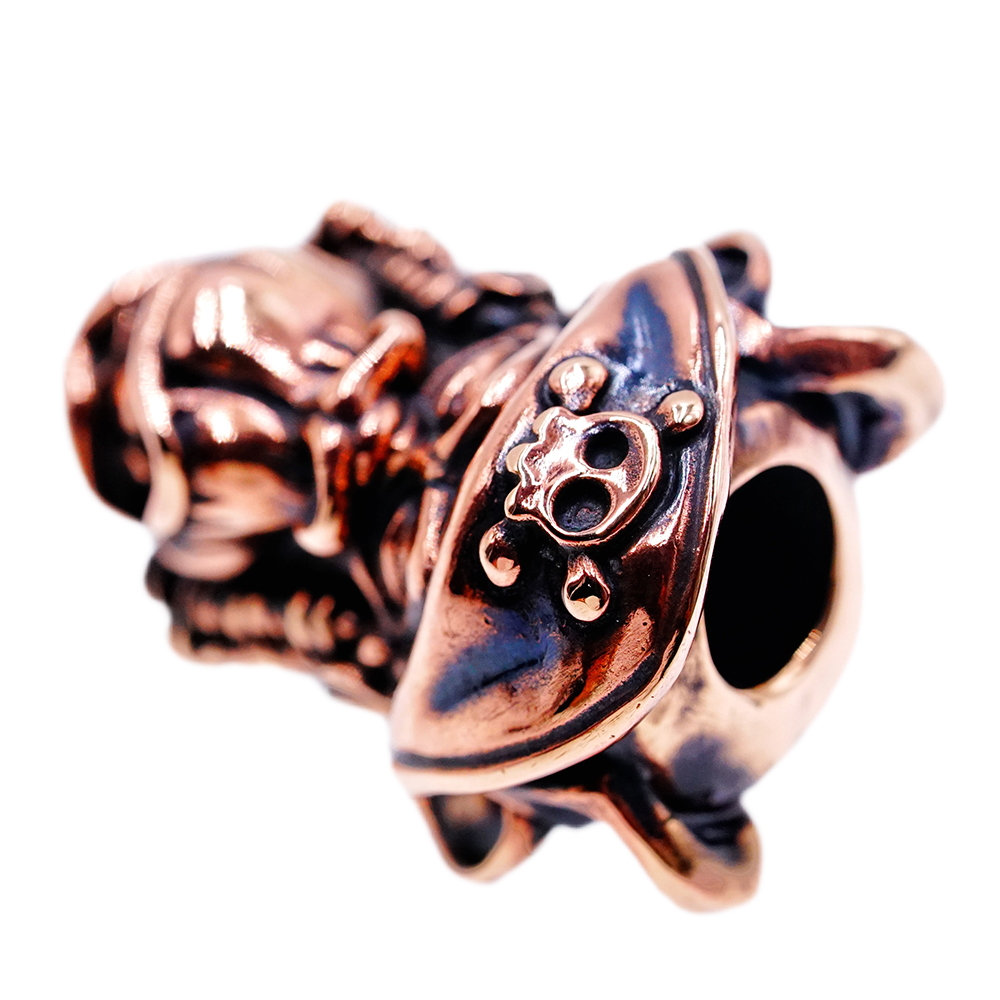 Raven Studio Pirate Monkey EDC Knife Beads Handmade Lanyard Beads Copper