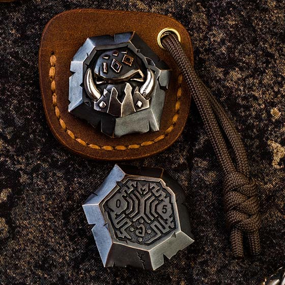 Apeshkov Orc Good Lucky Coins Copper Silver Edc Gear Toys Handmake