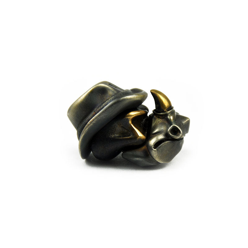 Cpprhd head Copperhead Mworks rhino knife beads lanyard beads