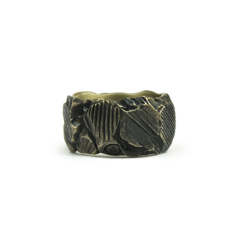 Phase objects beads rings 925 silver Size 10