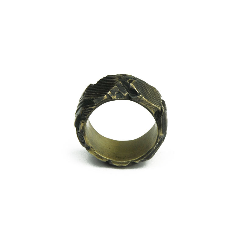Phase objects beads rings 925 silver Size 10