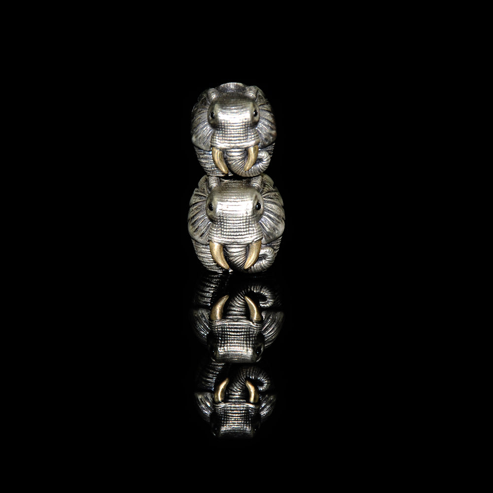 SnakeSword White copper Small elephant knife bead knives bead lanyards bead
