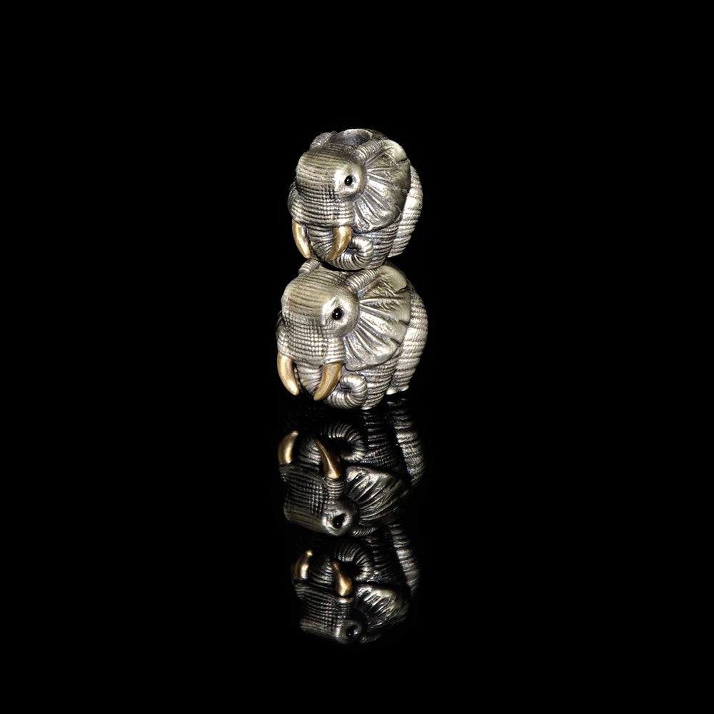 SnakeSword White copper Small elephant knife bead knives bead lanyards bead