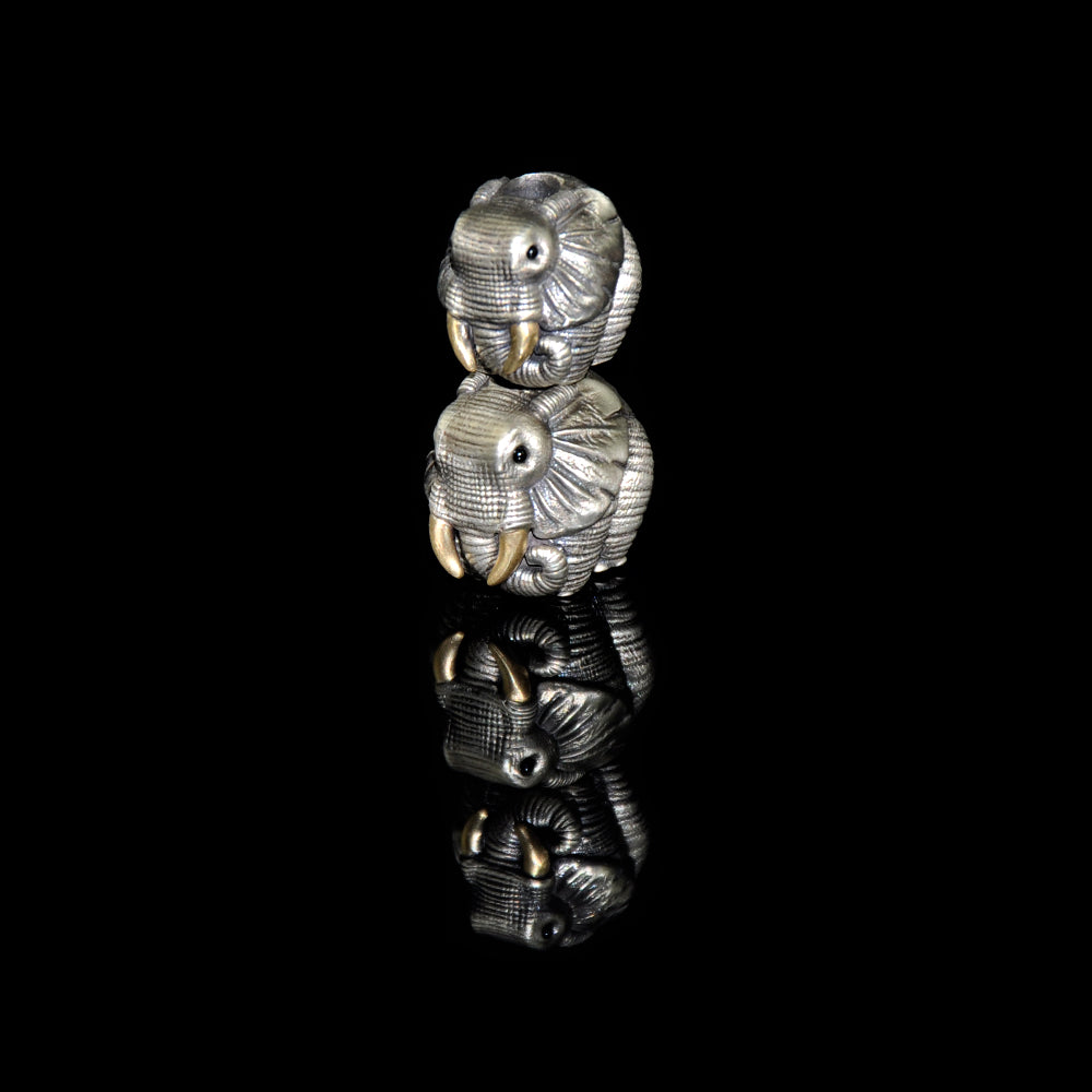 SnakeSword White copper Small elephant knife bead knives bead lanyards bead