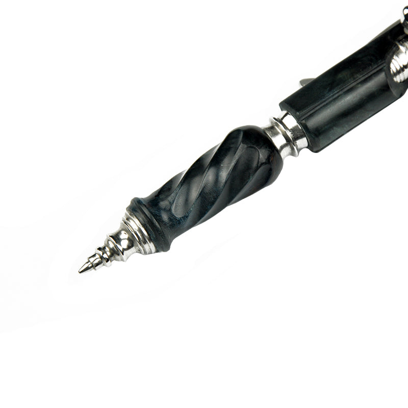 Hidetoshi Nakayama Stainless Steel Bolt Pen Wood Blue