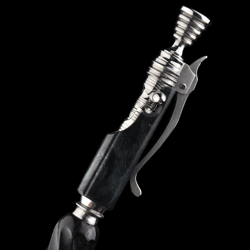 Hidetoshi Nakayama Stainless Steel Bolt Pen Wood Blue