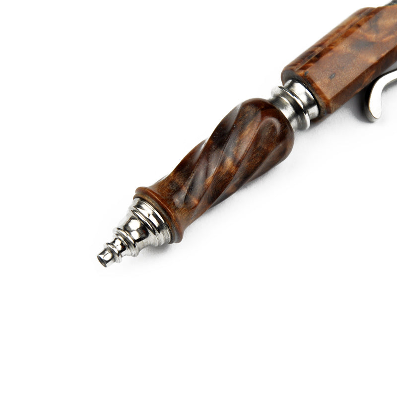 Hidetoshi Nakayama Stainless Steel wood Bolt pen