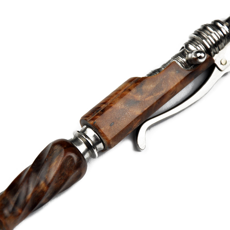 Hidetoshi Nakayama Stainless Steel wood Bolt pen
