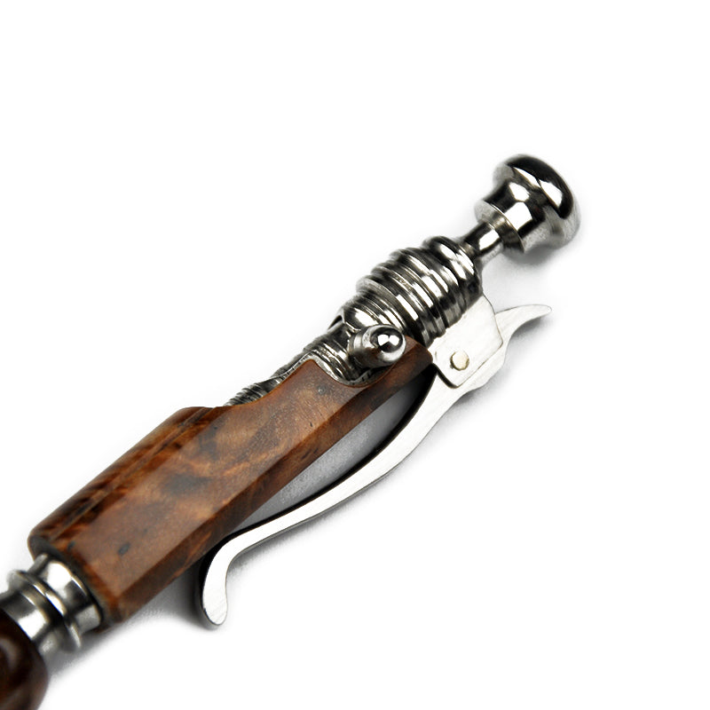 Hidetoshi Nakayama Stainless Steel wood Bolt pen