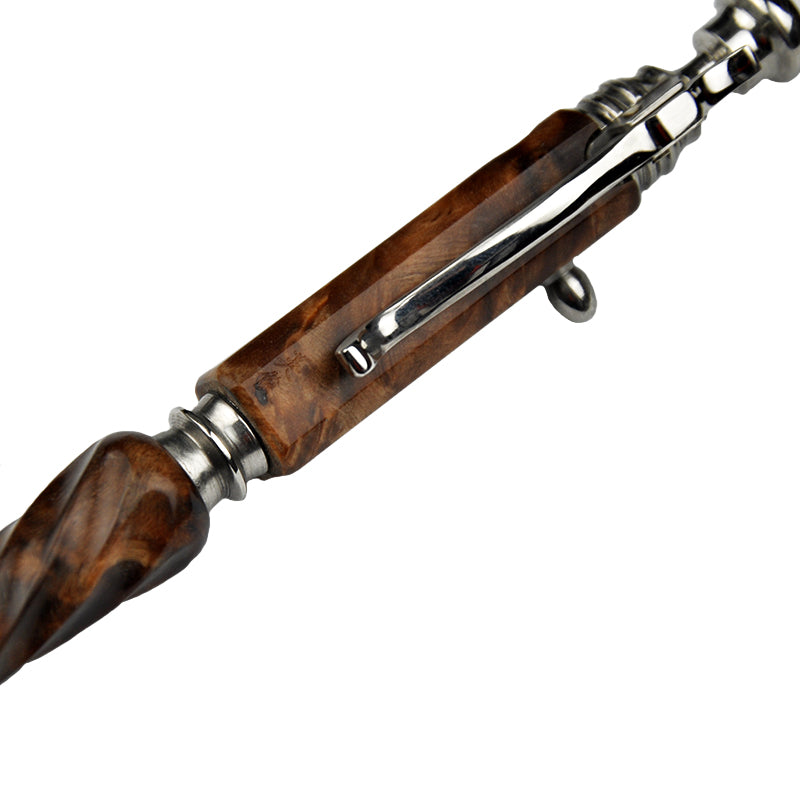 Hidetoshi Nakayama Stainless Steel wood Bolt pen