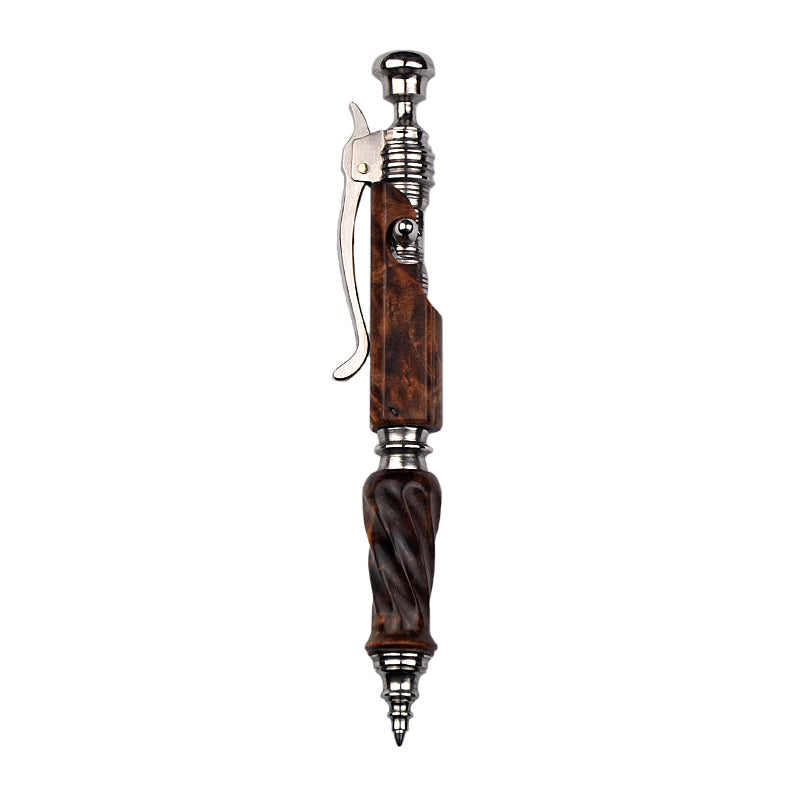 Hidetoshi Nakayama Stainless Steel wood Bolt pen