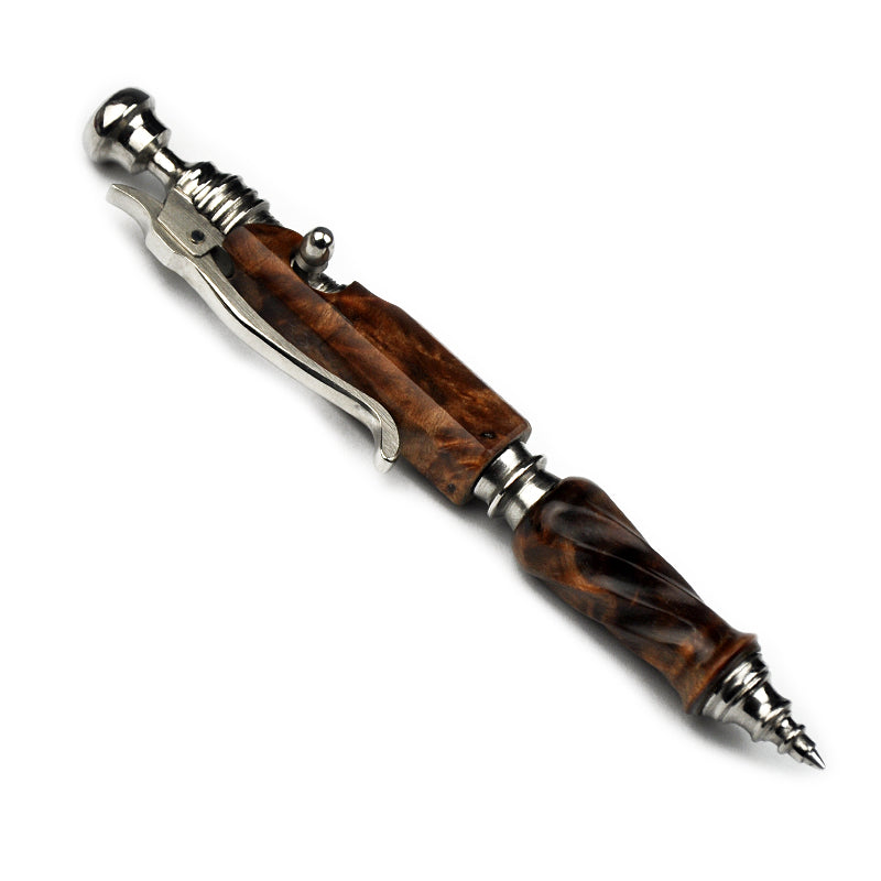 Hidetoshi Nakayama Stainless Steel wood Bolt pen