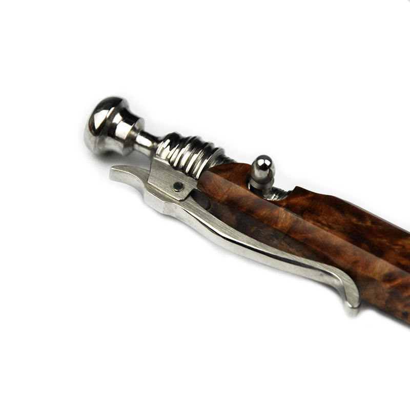 Hidetoshi Nakayama Stainless Steel wood Bolt pen