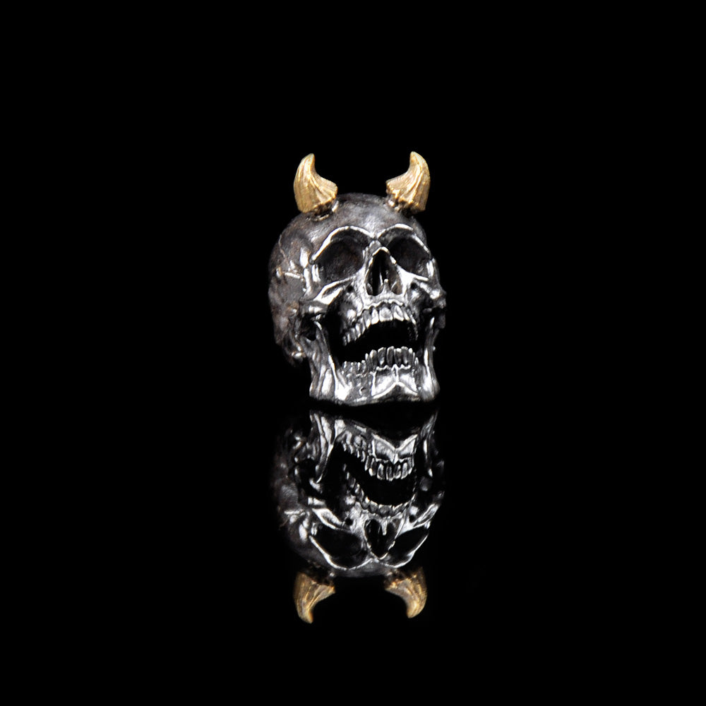 Snake Sword 925 Silver Skull lanyard beads Custom knife bead