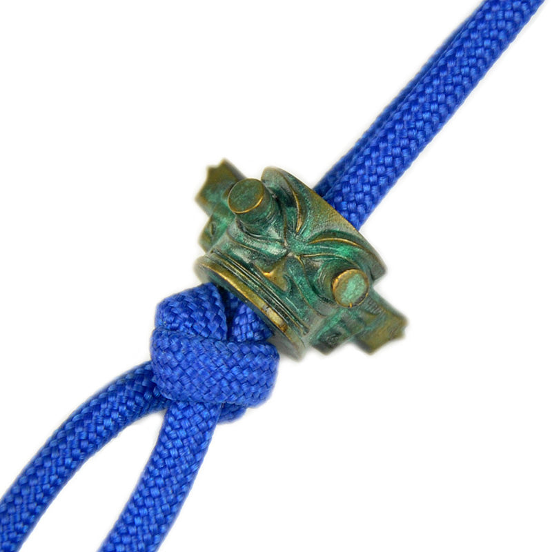 SnakeSword SanXingDui Series Brass Verdigris Beads Knife lanyard beads ZongMu Eye Mask