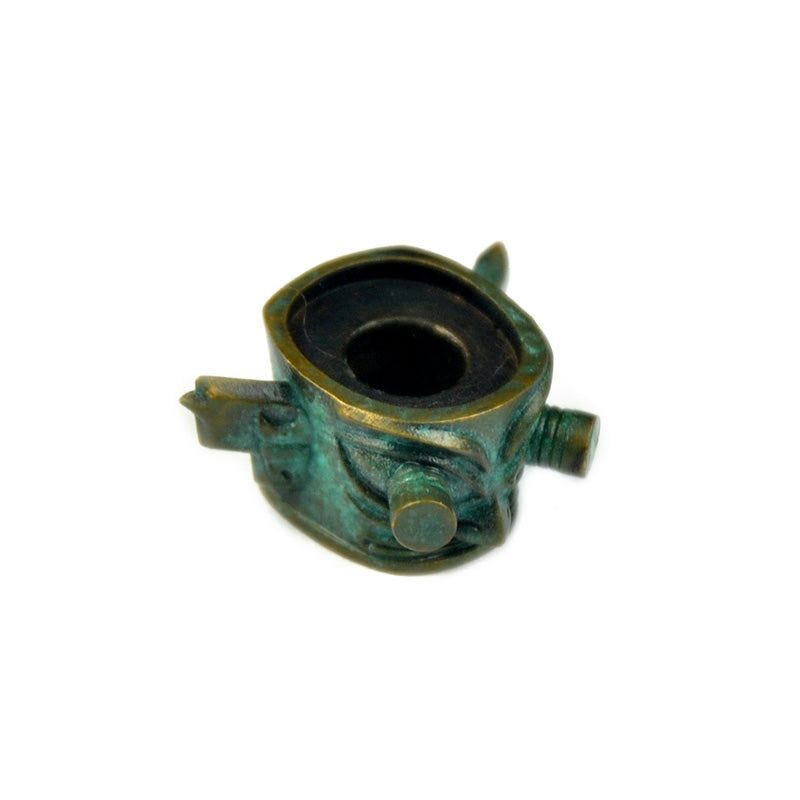 SnakeSword SanXingDui Series Brass Verdigris Beads Knife lanyard beads ZongMu Eye Mask