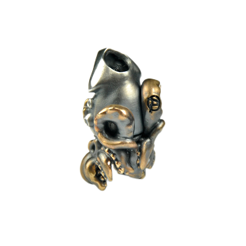 Phase objects Dwellers Silver Brass Custom Beads Knife lanyard beads