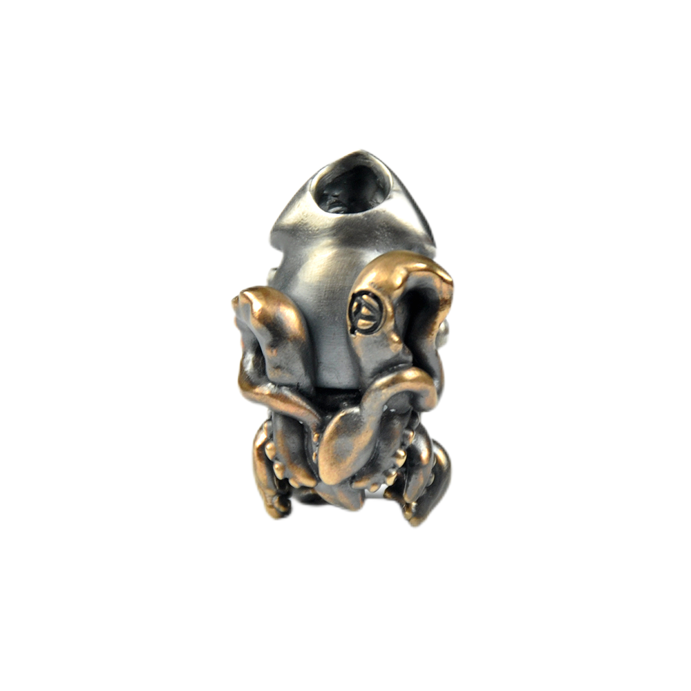 Phase objects Dwellers Silver Brass Custom Beads Knife lanyard beads