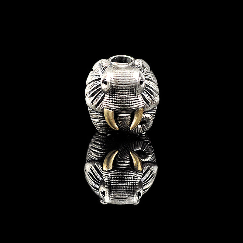 SnakeSword White copper elephant knife bead knives bead lanyards bead DIY Pendant