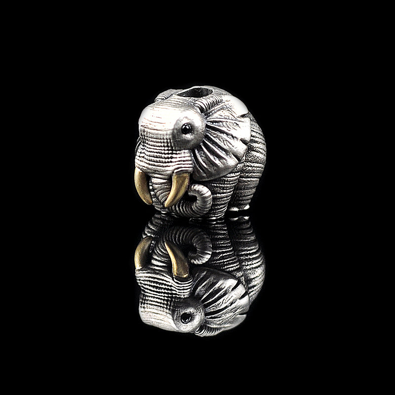 SnakeSword White copper elephant knife bead knives bead lanyards bead DIY Pendant