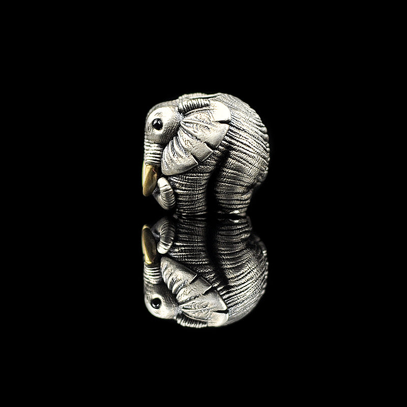 SnakeSword White copper elephant knife bead knives bead lanyards bead DIY Pendant
