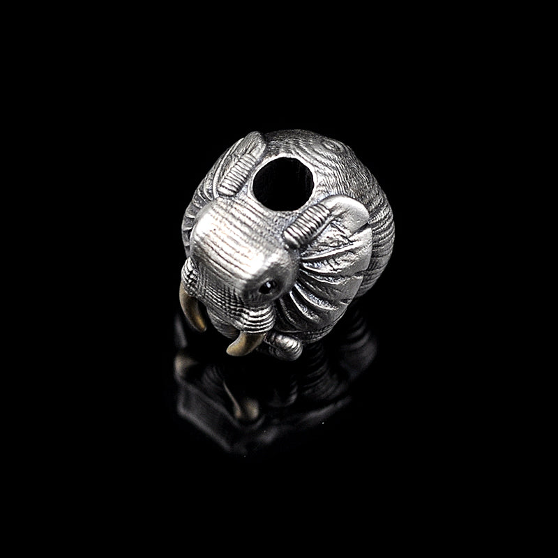 SnakeSword White copper elephant knife bead knives bead lanyards bead DIY Pendant