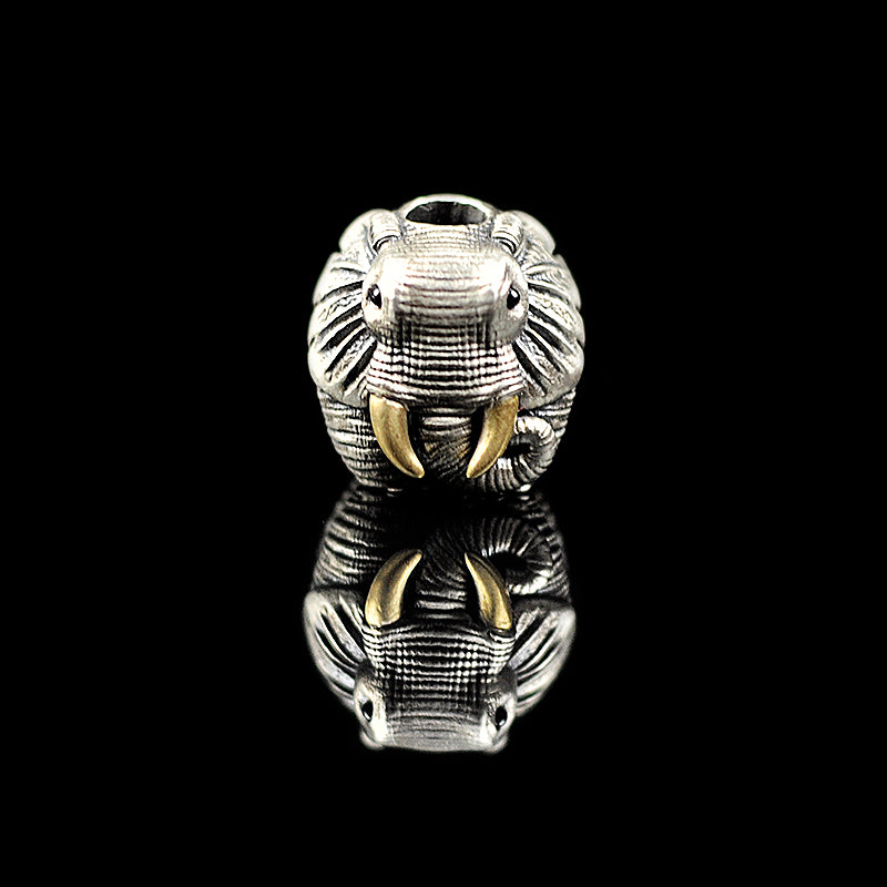 SnakeSword White copper elephant knife bead knives bead lanyards bead DIY Pendant