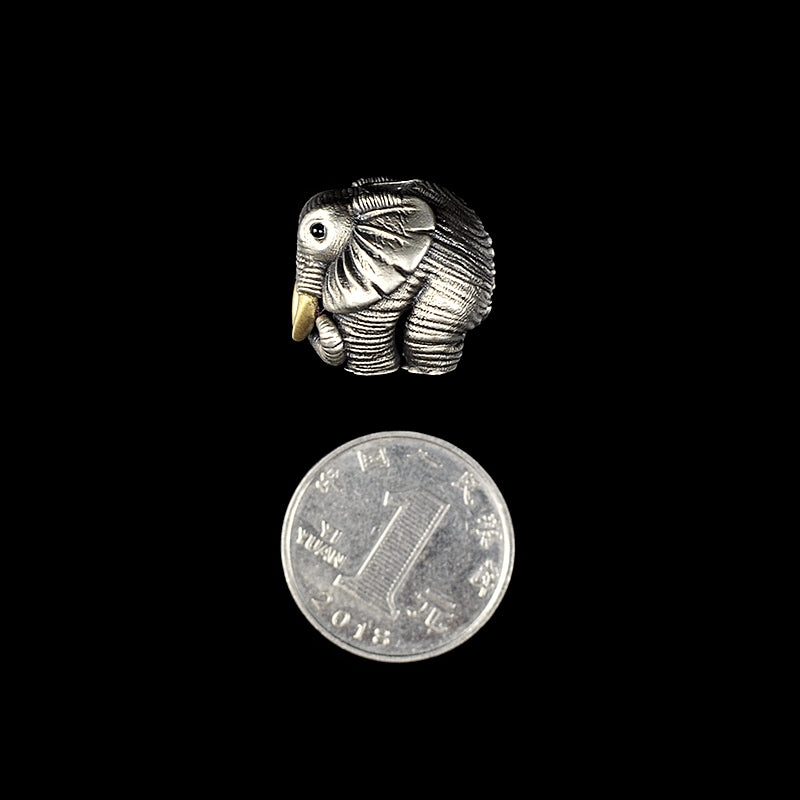 SnakeSword White copper elephant knife bead knives bead lanyards bead DIY Pendant