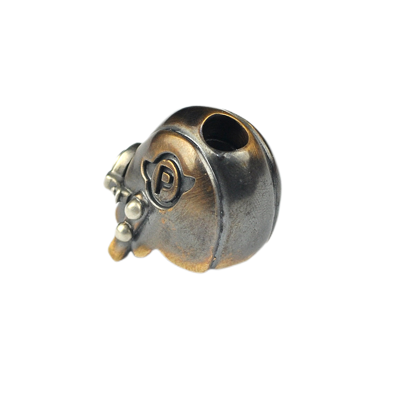 Phase objects Turbo Silver Brass Custom Beads Knife lanyard beads
