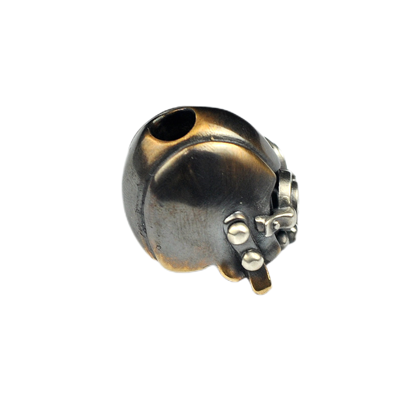 Phase objects Turbo Silver Brass Custom Beads Knife lanyard beads