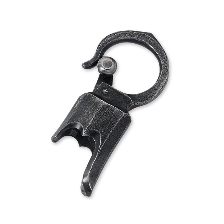 HIDETOSHI NAKAYAMA Key Chain Lighter Case Carabiner Style Black Blast