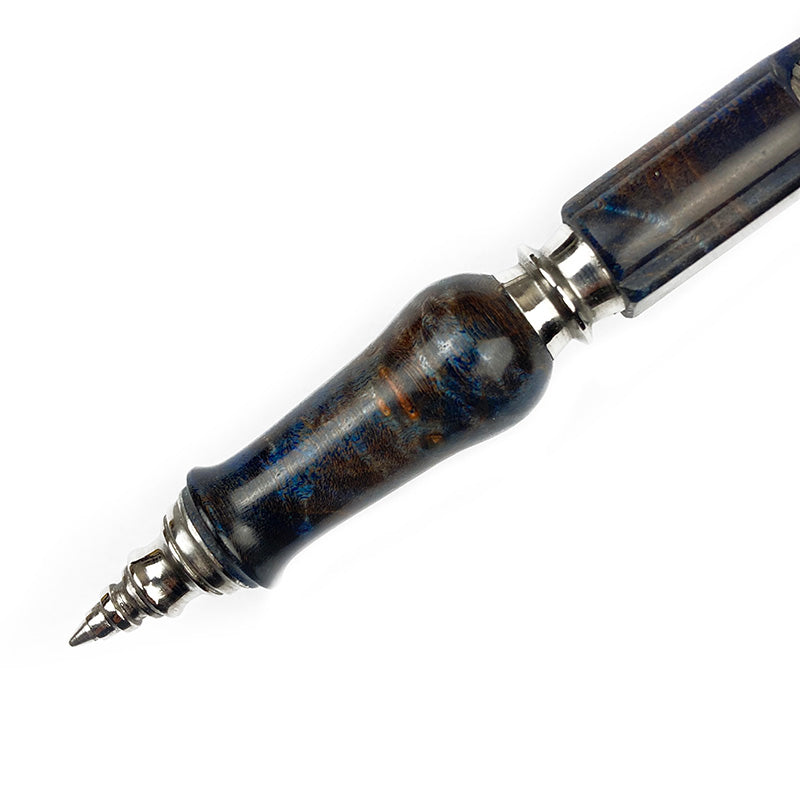 Hidetoshi Nakayama Ballpoint pen elegant series stainless steel Wood Clip
