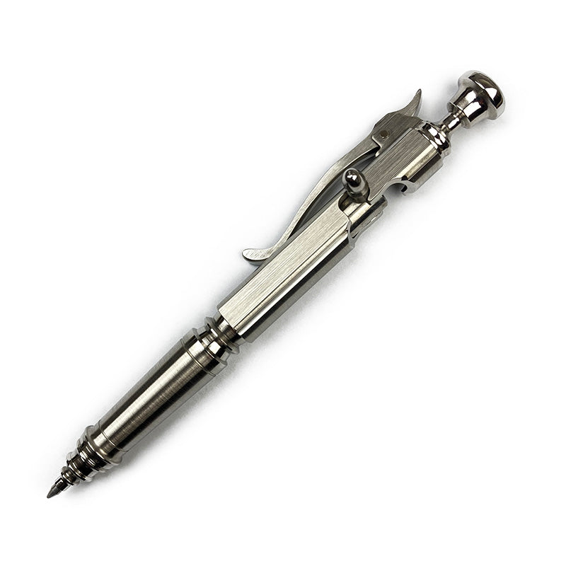 Hidetoshi-Nakayama-Bolt-Pen-Stainless-Steel-Ball-Point-Pen-Clip